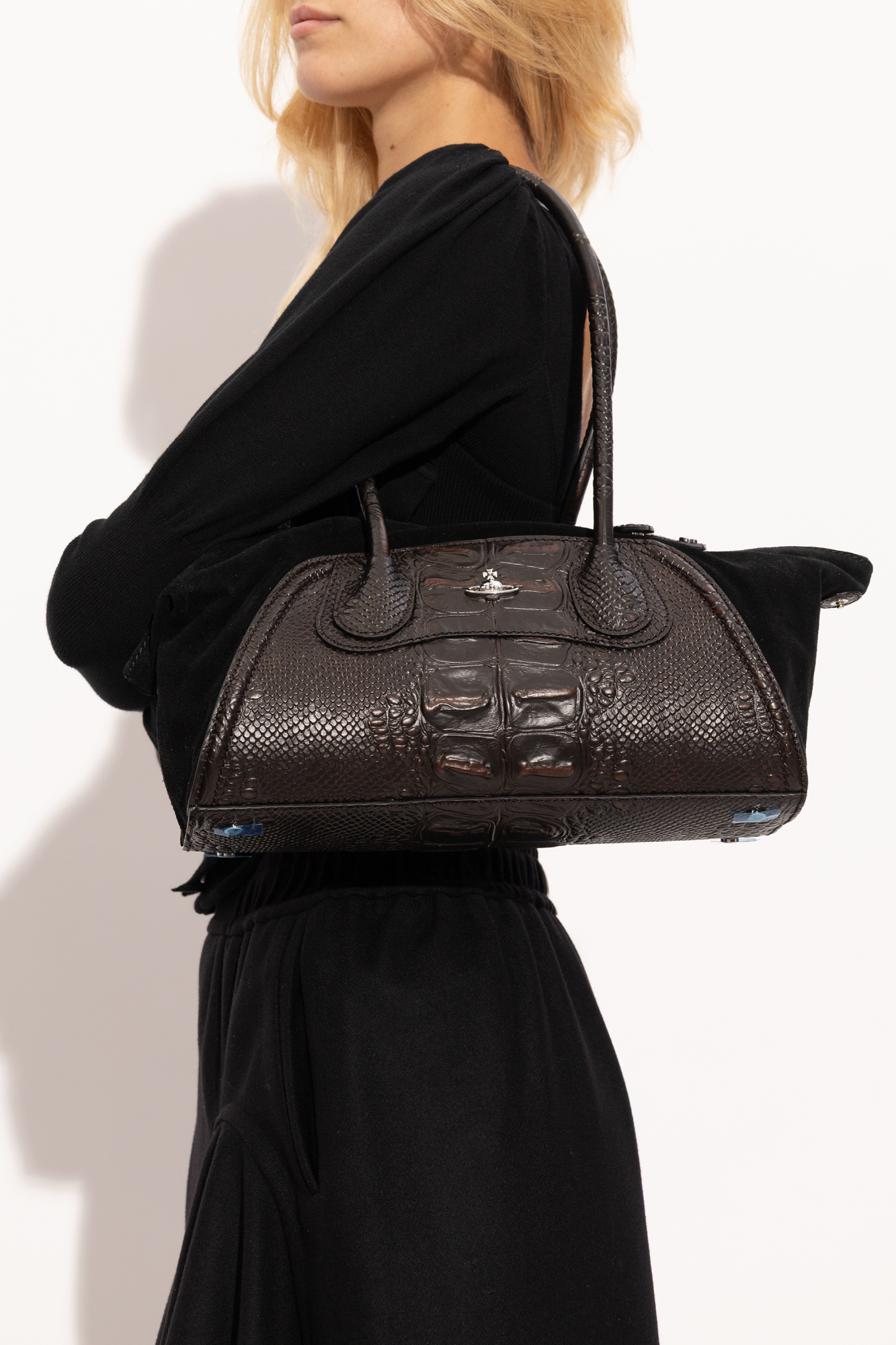 【VIVIENNE WESTWOOD】最新作★SHIRLEY ホールドオール Brown Shoulder bag 